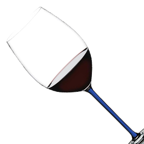 Riedel-Fatto A Mano Cabernet/Merlot Wine Glass (Dark Blue)