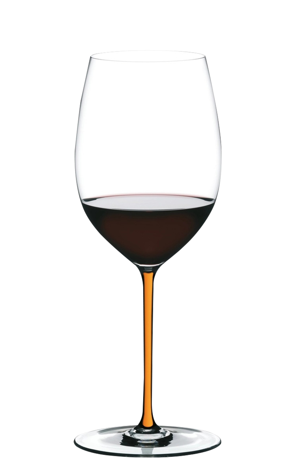 Riedel Fatto A Mano Cabernet Merlot Wine Glass Orange Riedel 酒杯 彩梗手工系列 卡本內 梅洛紅酒杯 橙