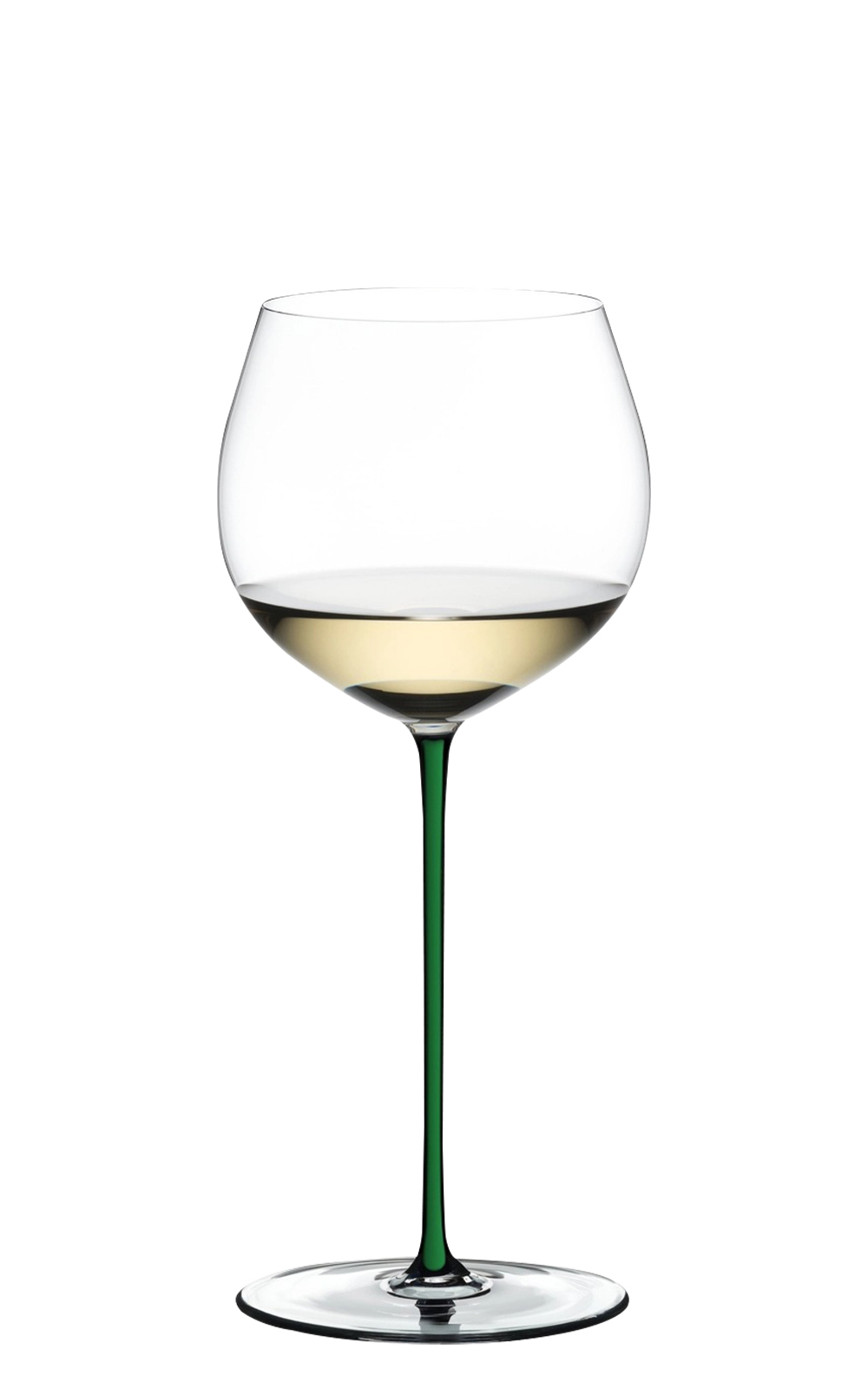 Riedel Fatto A Mano Oaked Chardonnay Wine Glass Green Riedel 酒杯 彩梗手工系列 過桶夏多內白酒杯 綠
