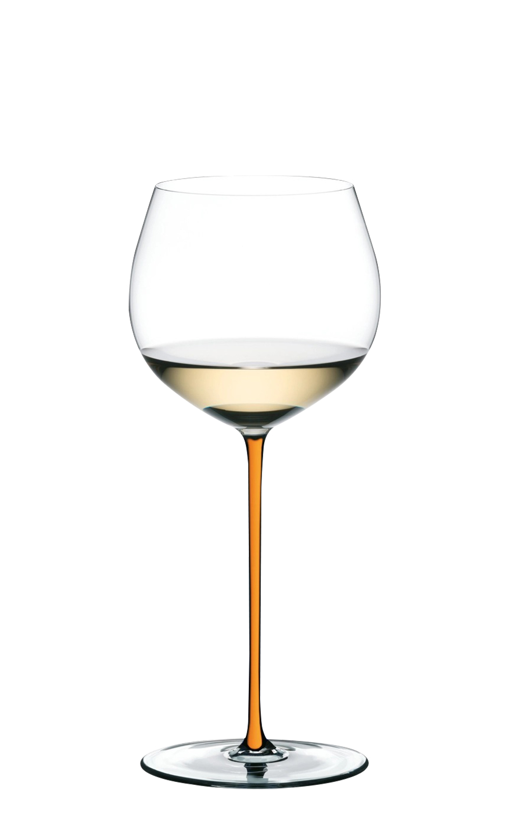 Riedel Fatto A Mano Oaked Chardonnay Wine Glass Orange Riedel 酒杯 彩梗手工系列 過桶夏多內白酒杯 橙