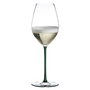 Riedel-Fatto A Mano Champagne Wine Glass (Green)