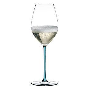 Riedel-Fatto A Mano Champagne Wine Glass (Turquoise)