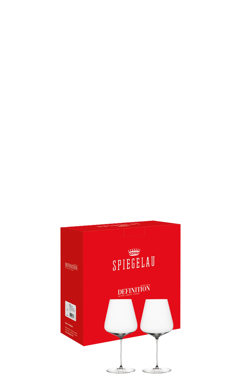 Spiegelau Definition Bordeaux Glass Set 2pcs 史畢克勞酒杯 極致定義系列 波爾多紅酒杯 二入