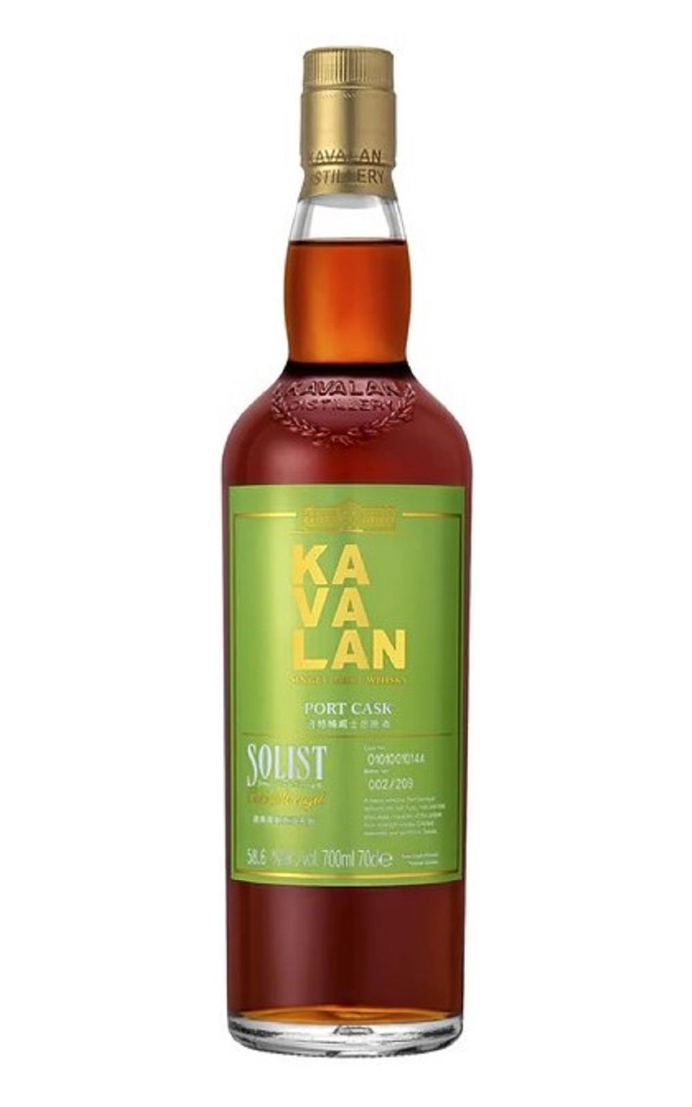 Kavalan Solist Port Cask Strength Single Malt Whisky 噶瑪蘭蒸餾廠 經典獨奏系列 波特桶 單一麥芽威士忌原酒