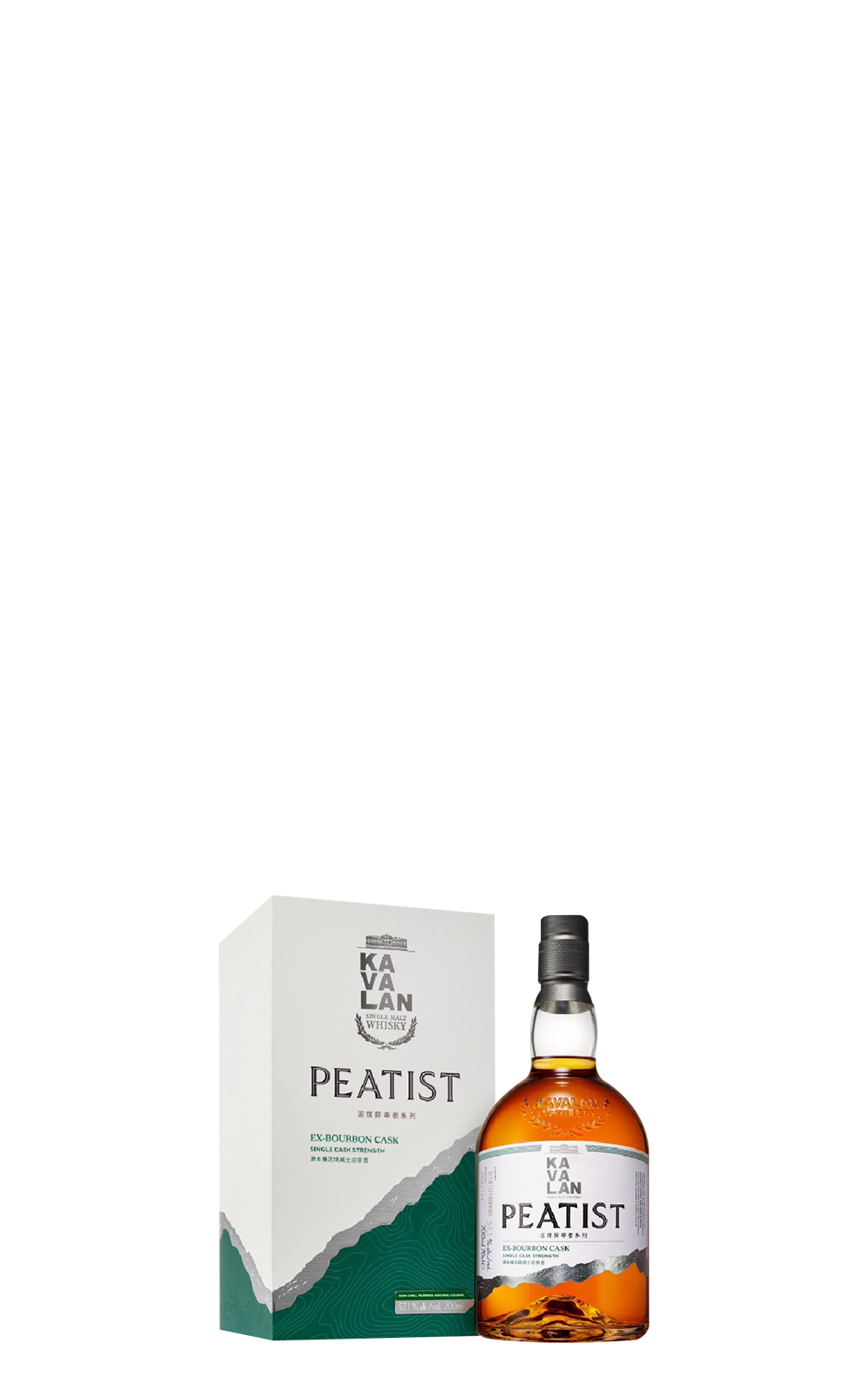 Kavalan Peatist Ex Bourbon Cask Cask Strength Single Malt Whisky 噶瑪蘭蒸餾廠 泥煤探尋者 波本桶泥煤 單一麥芽威士忌原酒