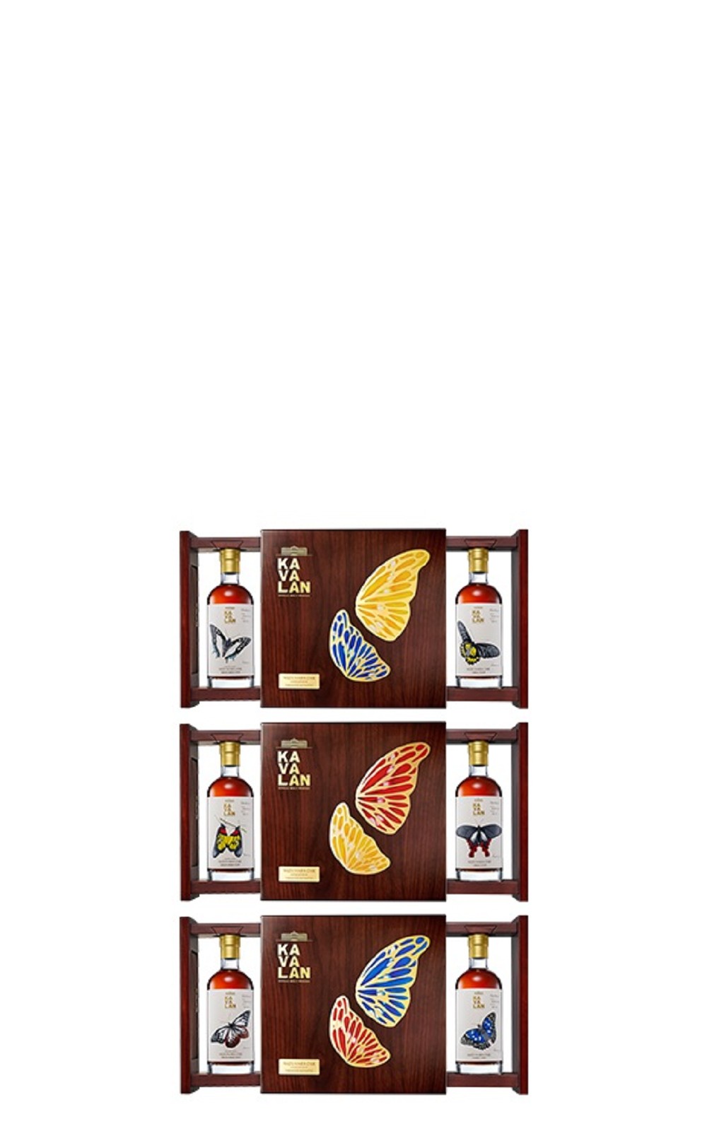 Kavalan Peated Malt Mizunara Oak Mizunara Oak Single Malt Whisky Cask Strength White Label 2 Bottle Set 噶瑪蘭威士忌 泥煤水楢桶 水楢桶威士忌單一麥芽威士忌原酒 手繪白標雙入組
