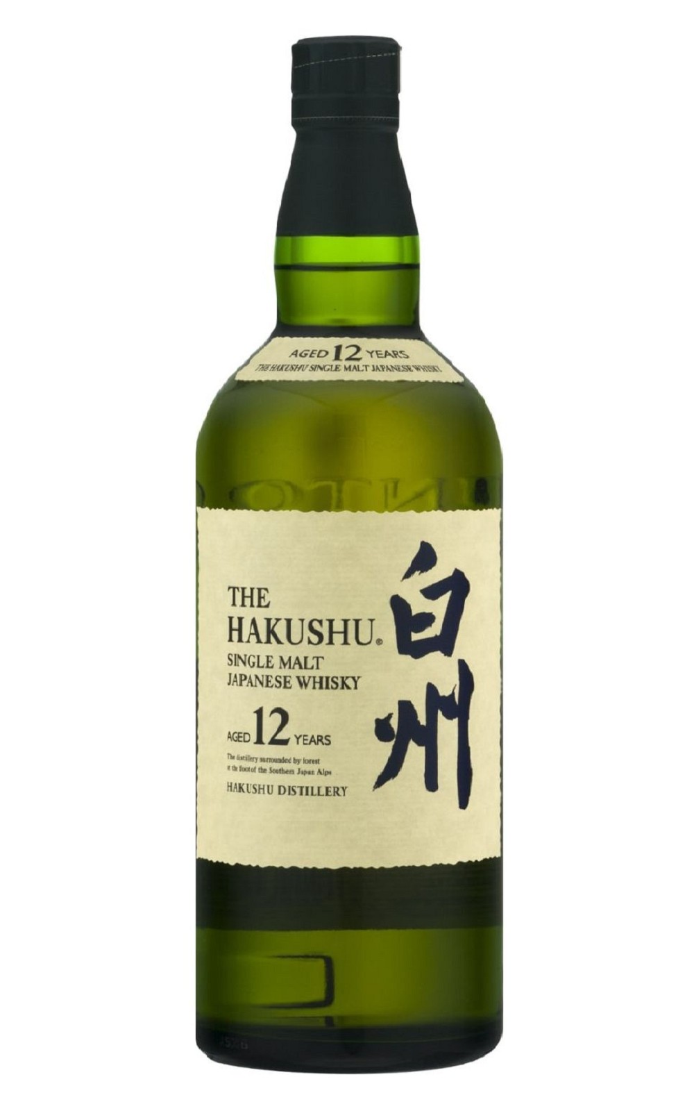 The Hakushu Aged 12 Years Single Malt Japanese Whisky New Version 白州蒸餾廠 12年單一麥芽日本威士忌 新版