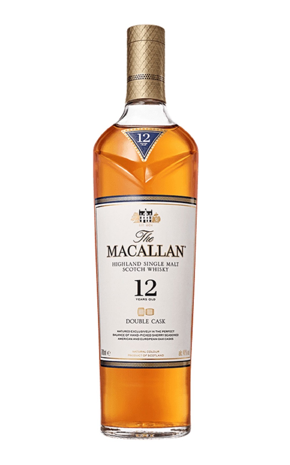 The Macallan Double Cask 12 Years Old Highland Single Malt Scotch Whisky 麥卡倫 雙雪莉桶系列 12年高地單一麥芽蘇格蘭威士忌