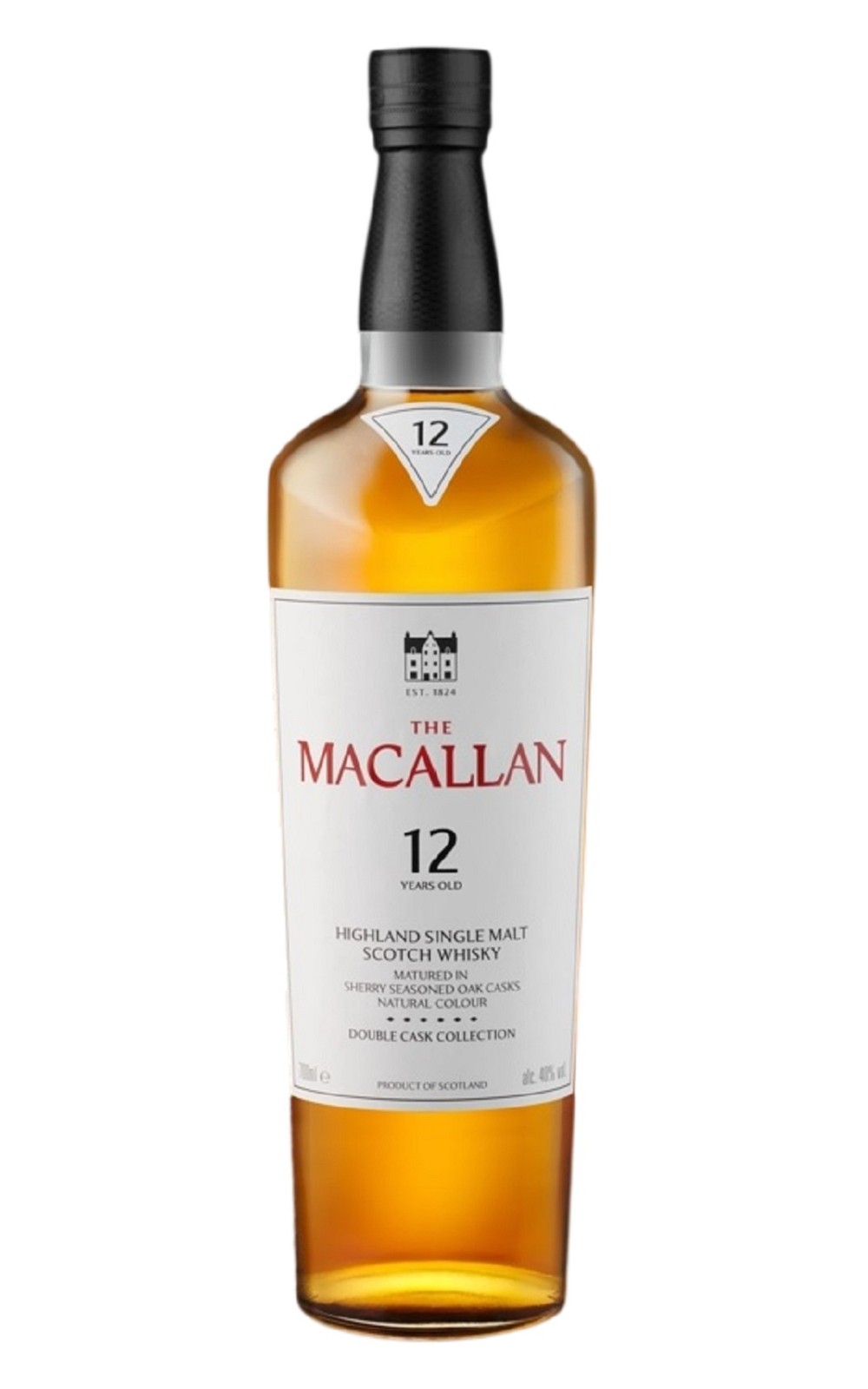The Macallan Double Cask Collection Sherry Seasoned Oak Casks 12 Years Old Highland Single Malt Scotch Whisky 麥卡倫 雙桶系列 雪莉桶 12年 高地單一麥芽蘇格蘭威士忌