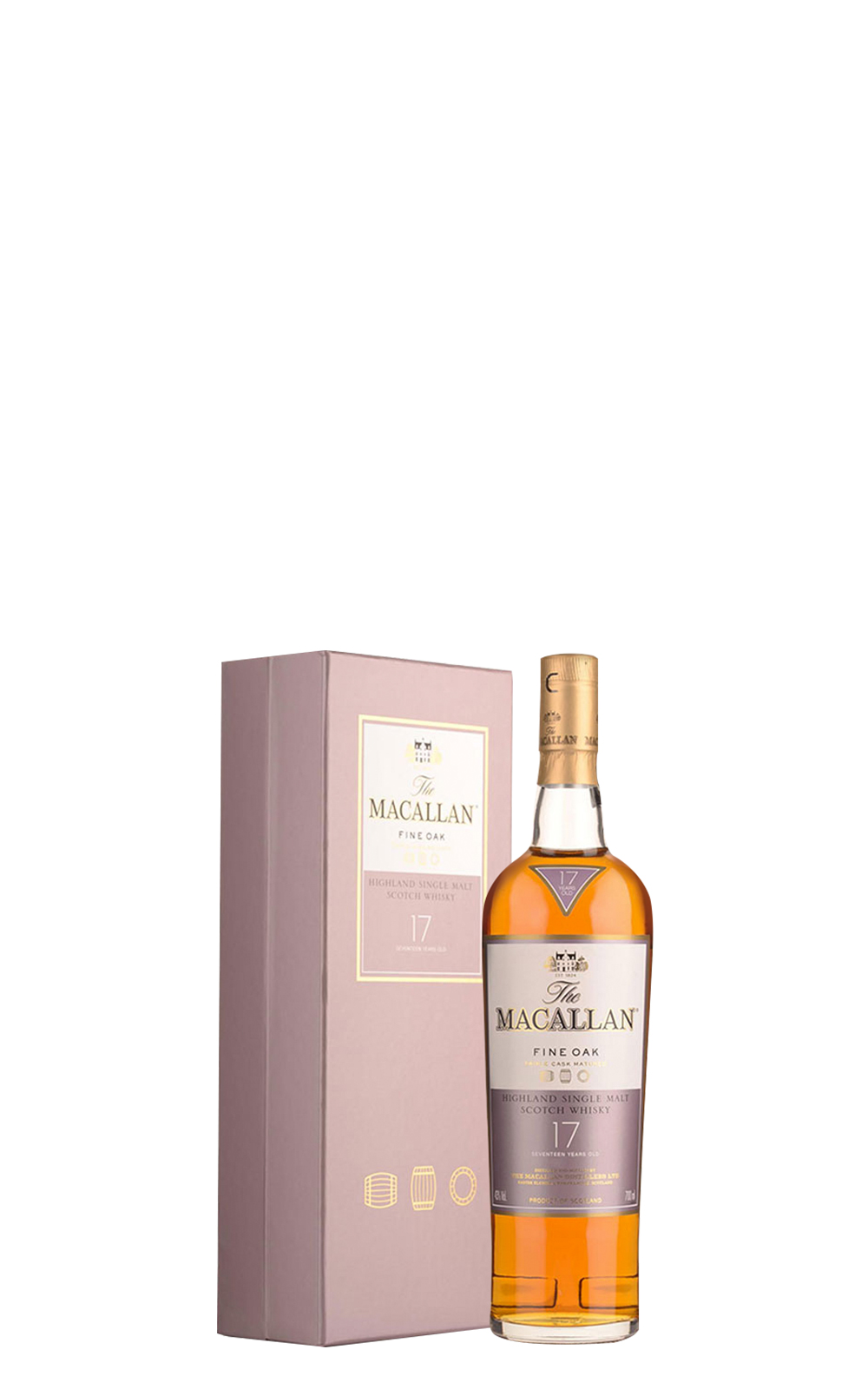 Macallan Triple Cask Matured Fine Oak 17 Years Old Highland Single Malt Scotch Whisky 麥卡倫蒸餾廠 黃金三桶系列 17年高地單一麥芽蘇格蘭威士忌