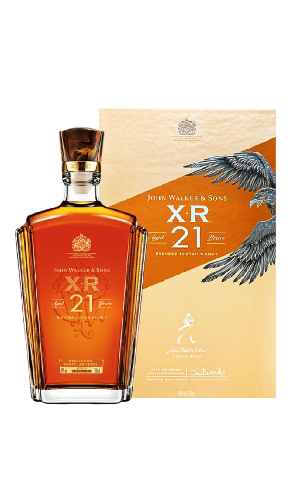 Johnnie Walker XR Aged 21 Years Blended Scotch Whisky Old Eagle Special Edition 約翰走路 XR 21年調和蘇格蘭威士忌 三國領袖 曹操鷹鳴版
