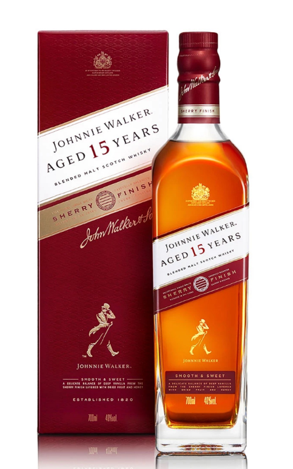 Johnnie Walker Aged 15 Years Sherry Finish Blended Malt Scotch Whisky 約翰走路 15年 雪莉桶 調和麥芽蘇格蘭威士忌