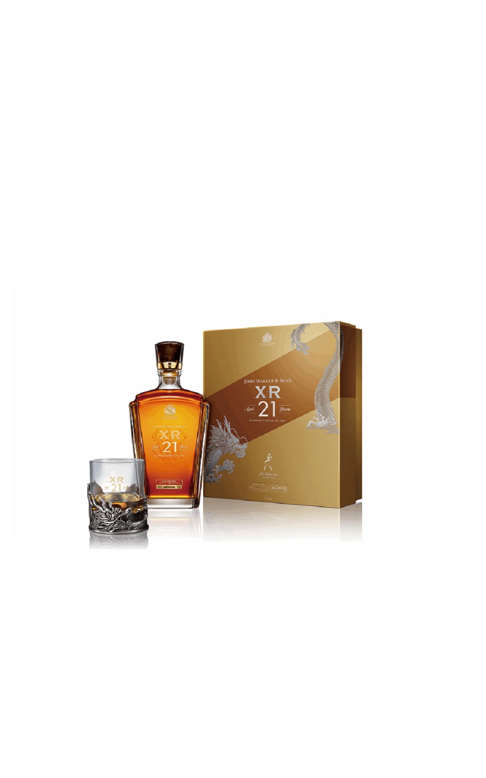 Johnnie Walker XR Aged 21 Years Blended Scotch Whisky 2021 CNY Gift Box 約翰走路 XR 21年調和蘇格蘭威士忌 2021新年禮盒