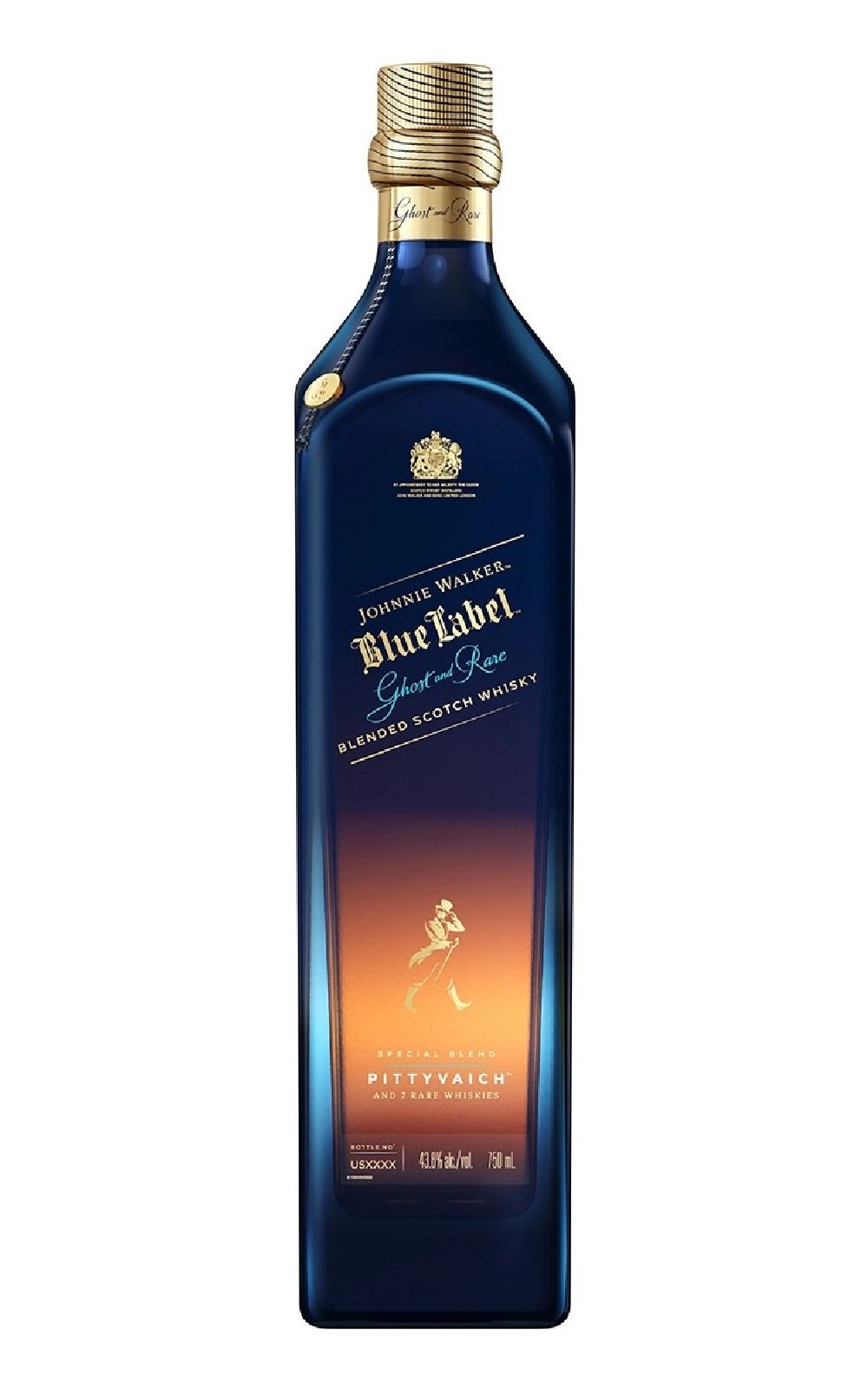 Johnnie Walker Blue Label Ghost Rare Pittyvaich Blended Scotch Whisky 4th Edition 約翰走路 藍牌 幽靈限定 調和蘇格蘭威士忌 第四版