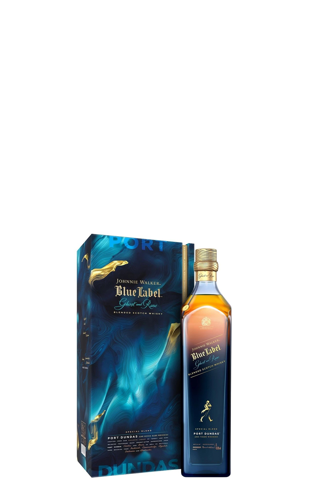 Johnnie Walker Blue Label Ghost Rare Port Dundas Blended Scotch Whisky 5th Edition 約翰走路 藍牌 幽靈限定 調和蘇格蘭威士忌 第五版