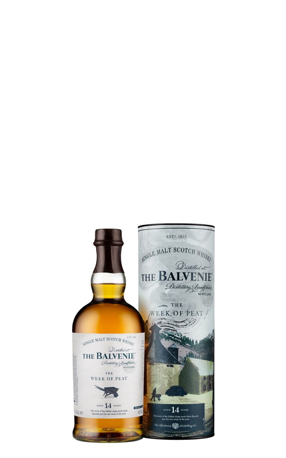 The Balvenie The Week of Peat Aged 14 Years Single Malt Scotch Whisky 百富蒸餾廠 故事系列 泥煤週 14年單一麥芽蘇格蘭威士忌