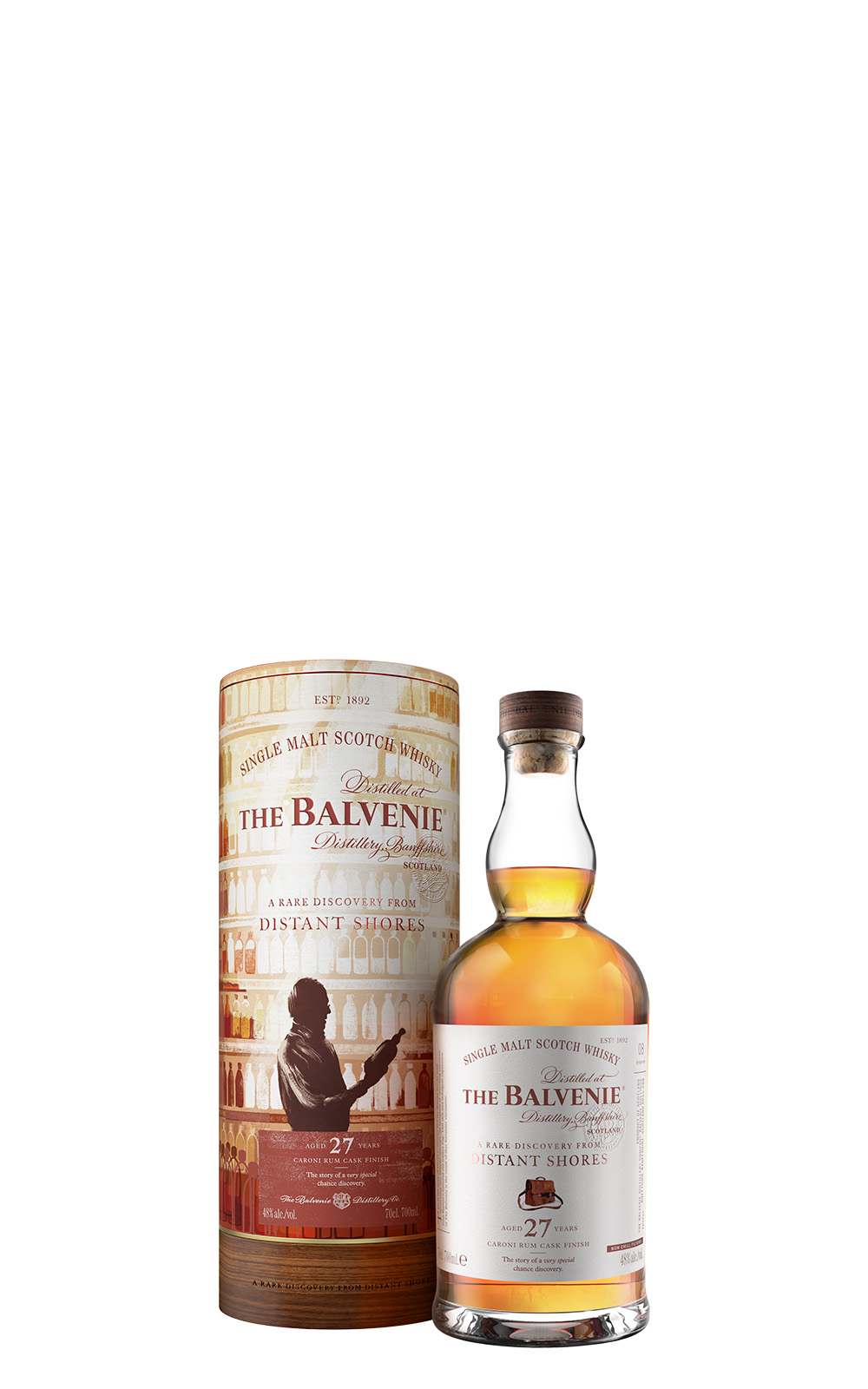 The Balvenie A Rare Discovery from Distant Shores Aged 27 Years Single Malt Scotch Whisky 百富蒸餾廠 故事系列 濱海尋秘 27年單一麥芽蘇格蘭威士忌
