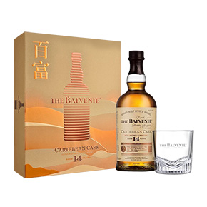 The Balvenie-Caribbean Cask Aged 14 Years Old Single Malt Scotch Whisky (2024 CNY Gift Box)