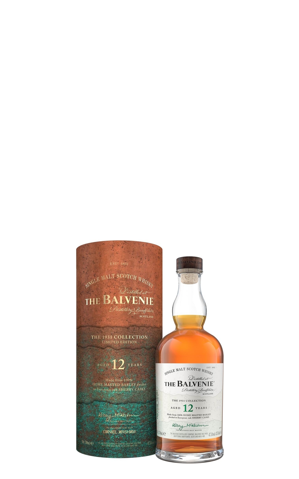 The Balvenie The 1931 Collection Aged 12 Years Single Malt Scotch Whisky Limited Edition 百富蒸餾廠 1931系列 12年單一麥芽蘇格蘭威士忌 限量版