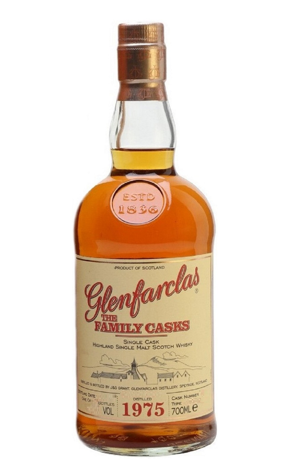 Glenfarclas The Family Cask 1975 Highland Single Malt Scotch Whisky 格蘭花格蒸餾廠 1975 家族桶 高地單一麥芽蘇格蘭威士忌