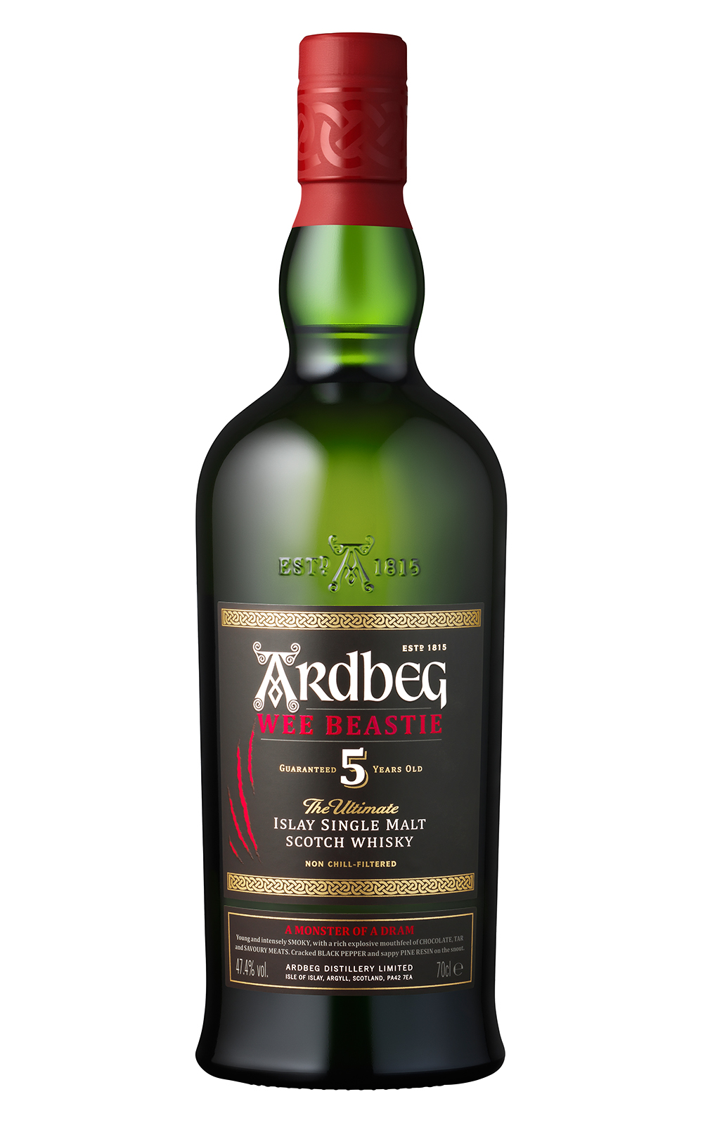 Ardbeg Wee Beastie 5 Years Old Islay Single Malt Scotch Whisky 雅柏蒸餾廠 小野獸 5年艾雷島單一麥芽蘇格蘭威士忌