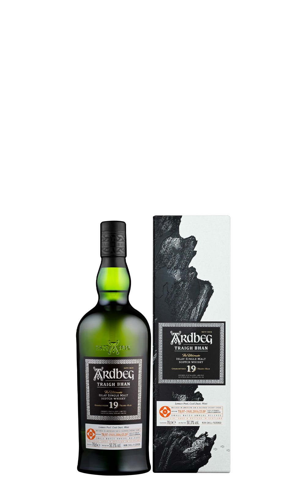 Ardbeg Traigh Bhan 19 Years Old Islay Single Malt Scotch Whisky Batch 7 雅柏蒸餾廠 19年 艾雷島 單一麥芽蘇格蘭威士忌 第七批次