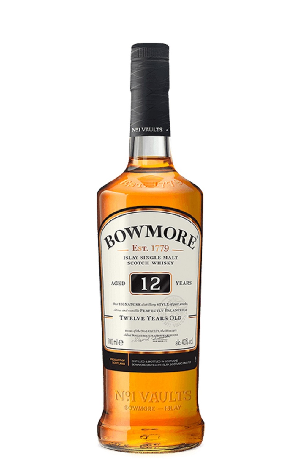 Bowmore 12 Years of Age Single Malt Scotch Whisky 波摩蒸餾廠 12年單一麥芽蘇格蘭威士忌