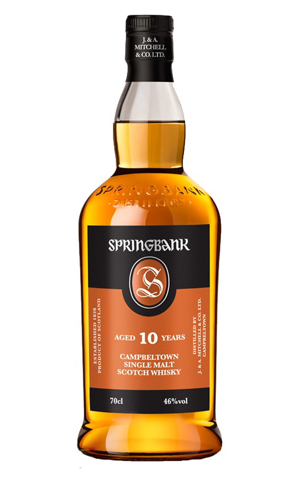 Springbank Distillery 10 Years Old Single Malt Scotch Whisky 雲頂蒸餾廠 10年單一麥芽蘇格蘭威士忌