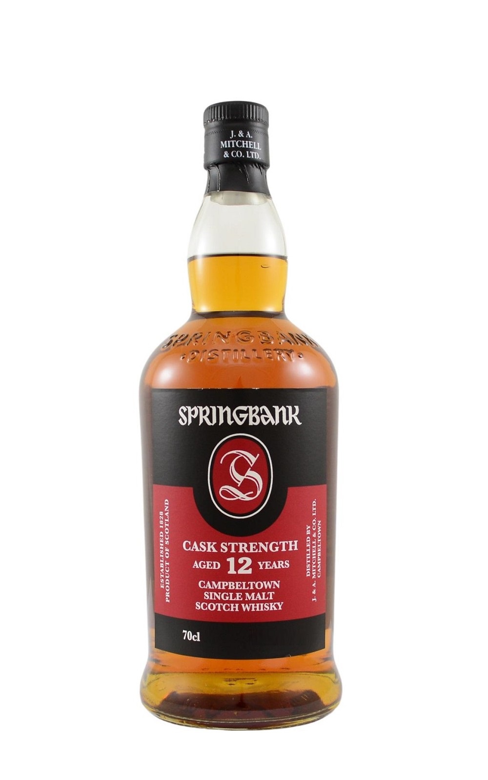 Springbank Distillery 12 Years Old Cask Strength Single Malt Scotch Whisky 雲頂蒸餾廠 12年單一麥芽蘇格蘭威士忌原酒