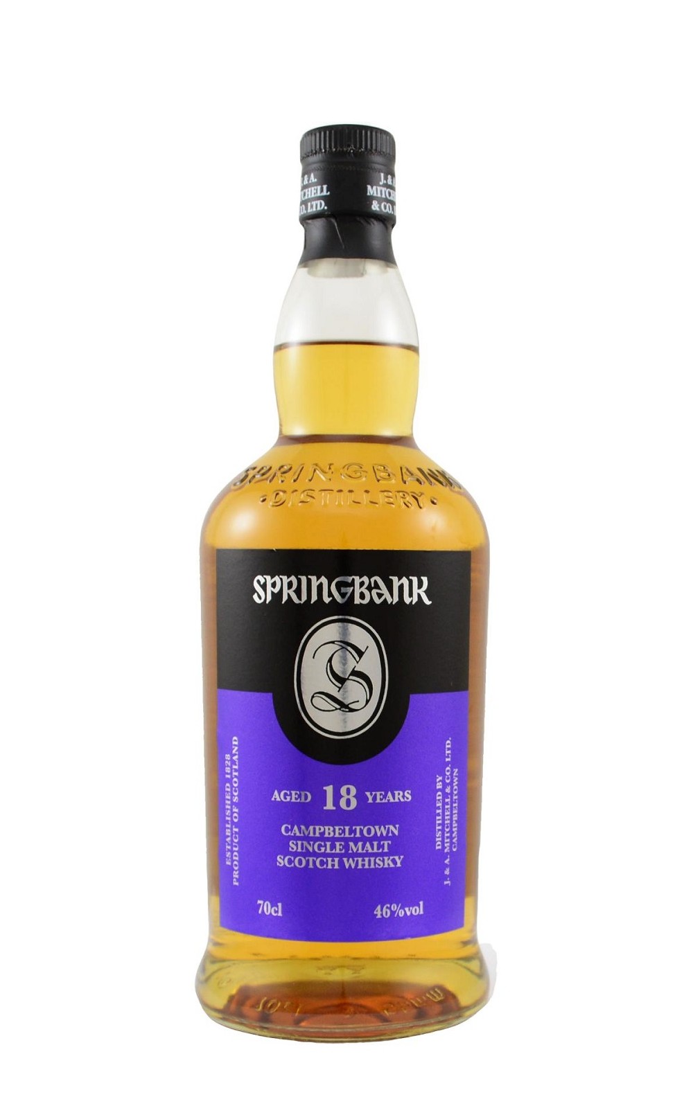Springbank Distillery 18 Years Old Single Malt Scotch Whisky 雲頂蒸餾廠 18年單一麥芽蘇格蘭威士忌