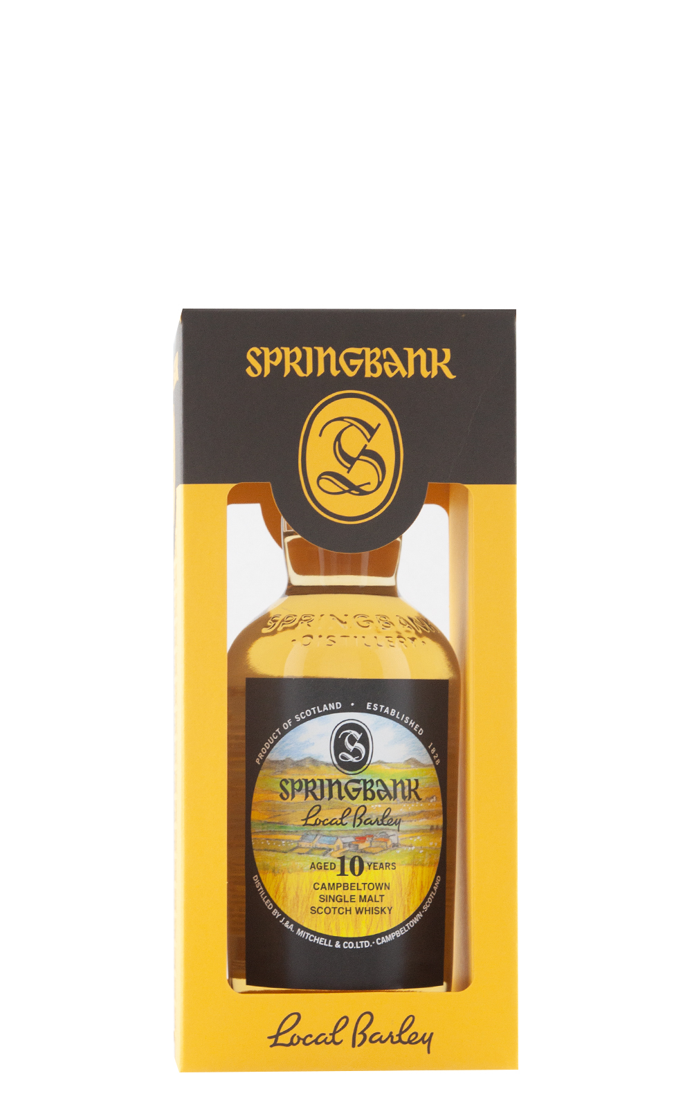 Springbank Distillery Springbank Local Barley Aged 10 Years Single Malt Scotch Whisky 雲頂蒸餾廠 本地大麥 10年單一麥芽蘇格蘭威士忌