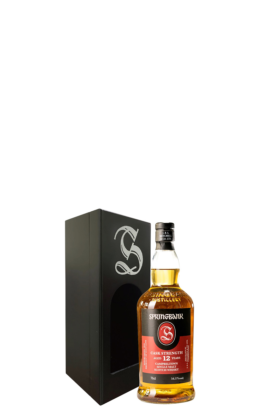Springbank Distillery Aged 12 Years Batch 24 Cask Strength Single Malt Scotch Whisky With Wooden Case 雲頂蒸餾廠 12年 24批次 單一麥芽蘇格蘭威士忌原酒 附木盒