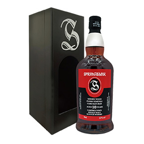Springbank Distillery-Aged 10 Years PX Cask Matured Single Malt Scotch Whisky (With Wooden Case)