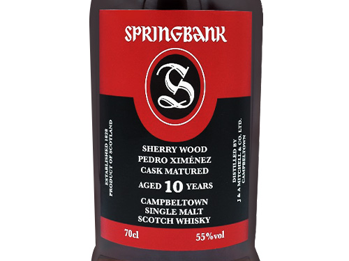 Springbank Distillery Aged 10 Years PX Cask Matured Single Malt