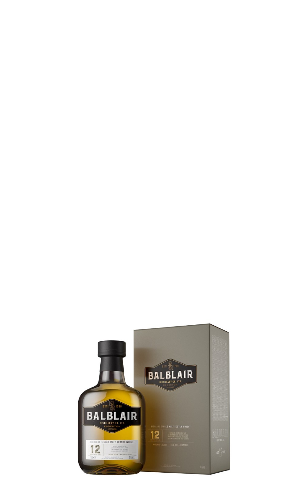 Balblair Distillery 12 Years Old Highland Single Malt Scotch Whisky 巴布萊爾 12年高地單一麥芽蘇格蘭威士忌