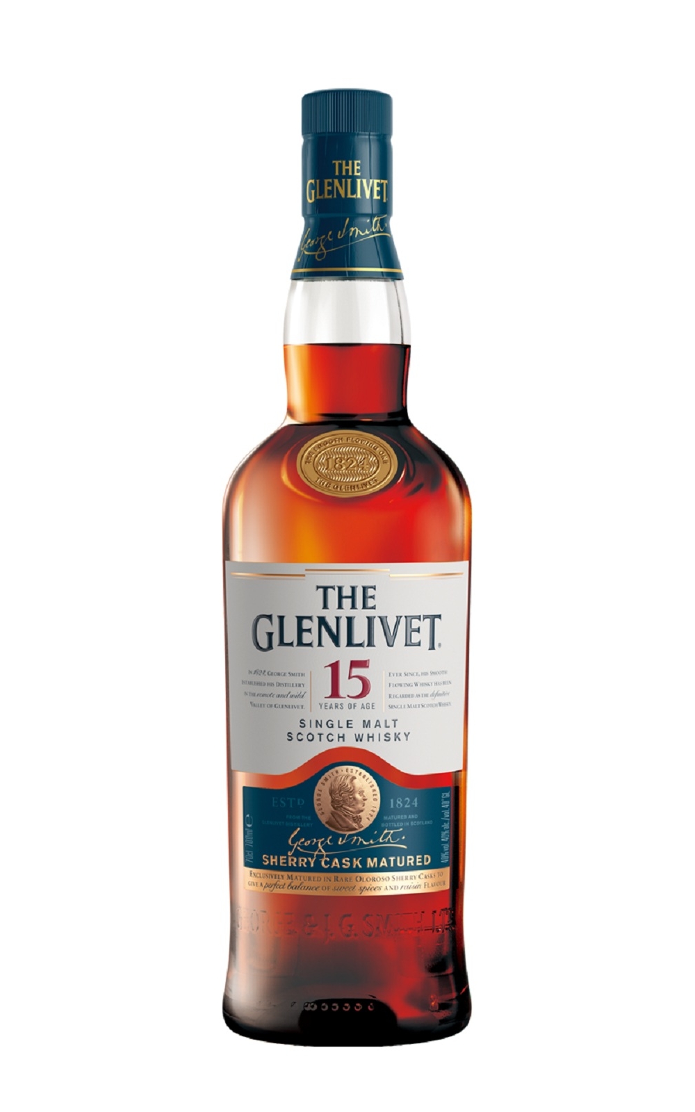 The Glenlivet Sherry Cask 15 Years of Age Single Malt Scotch Whisky 格蘭利威 雪莉桶 15年單一麥芽蘇格蘭威士忌