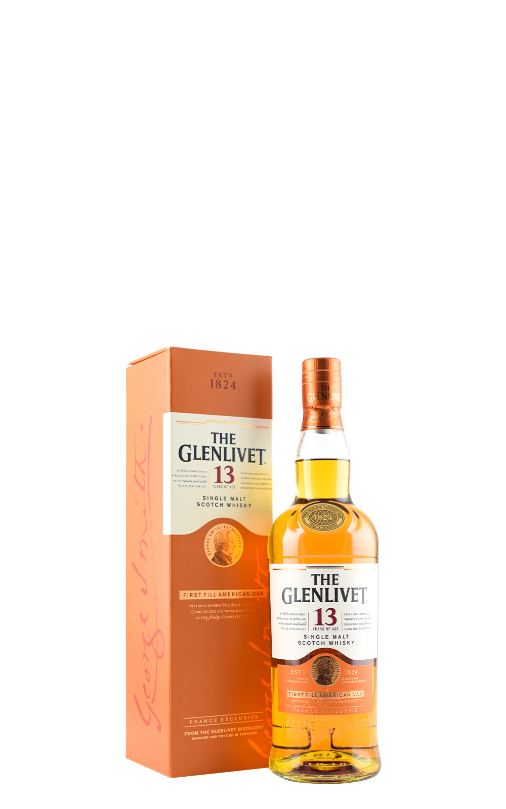 The Glenlivet First Fill American Oak 13 Years of Age Single Malt Scotch Whisky 格蘭利威 初次美國桶 13年單一麥芽蘇格蘭威士忌