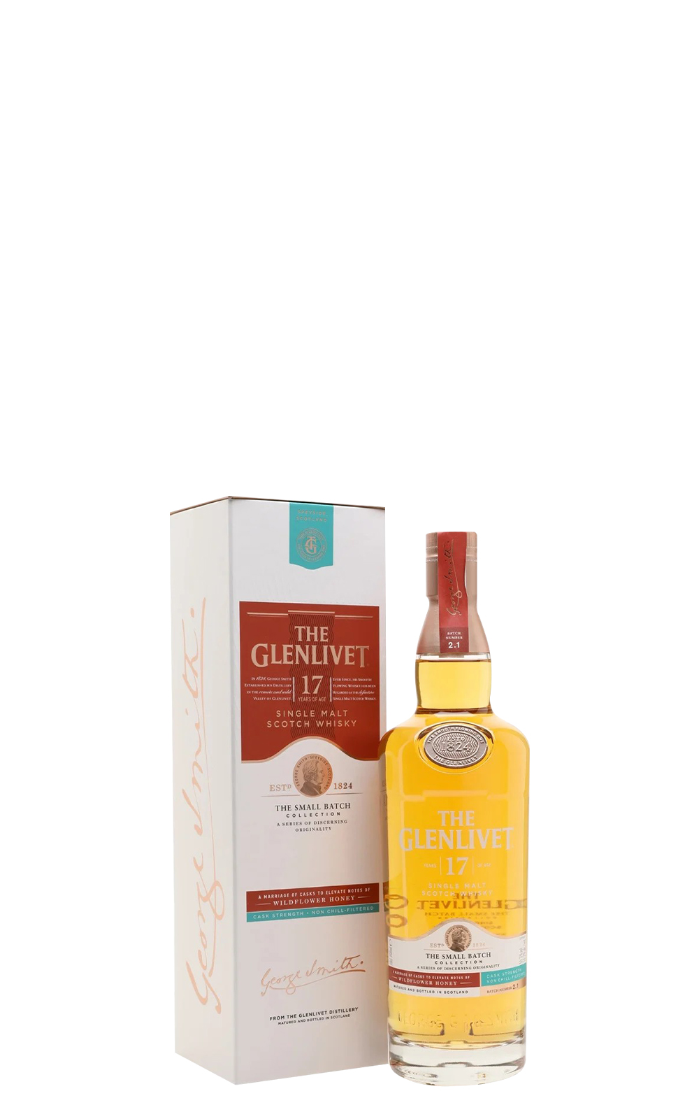 The Glenlivet The Small Batch Collection 17 Years of Age Single Malt Scotch Whisky Cask Strength 格蘭利威 小批次系列 17年單一麥芽蘇格蘭威士忌原酒