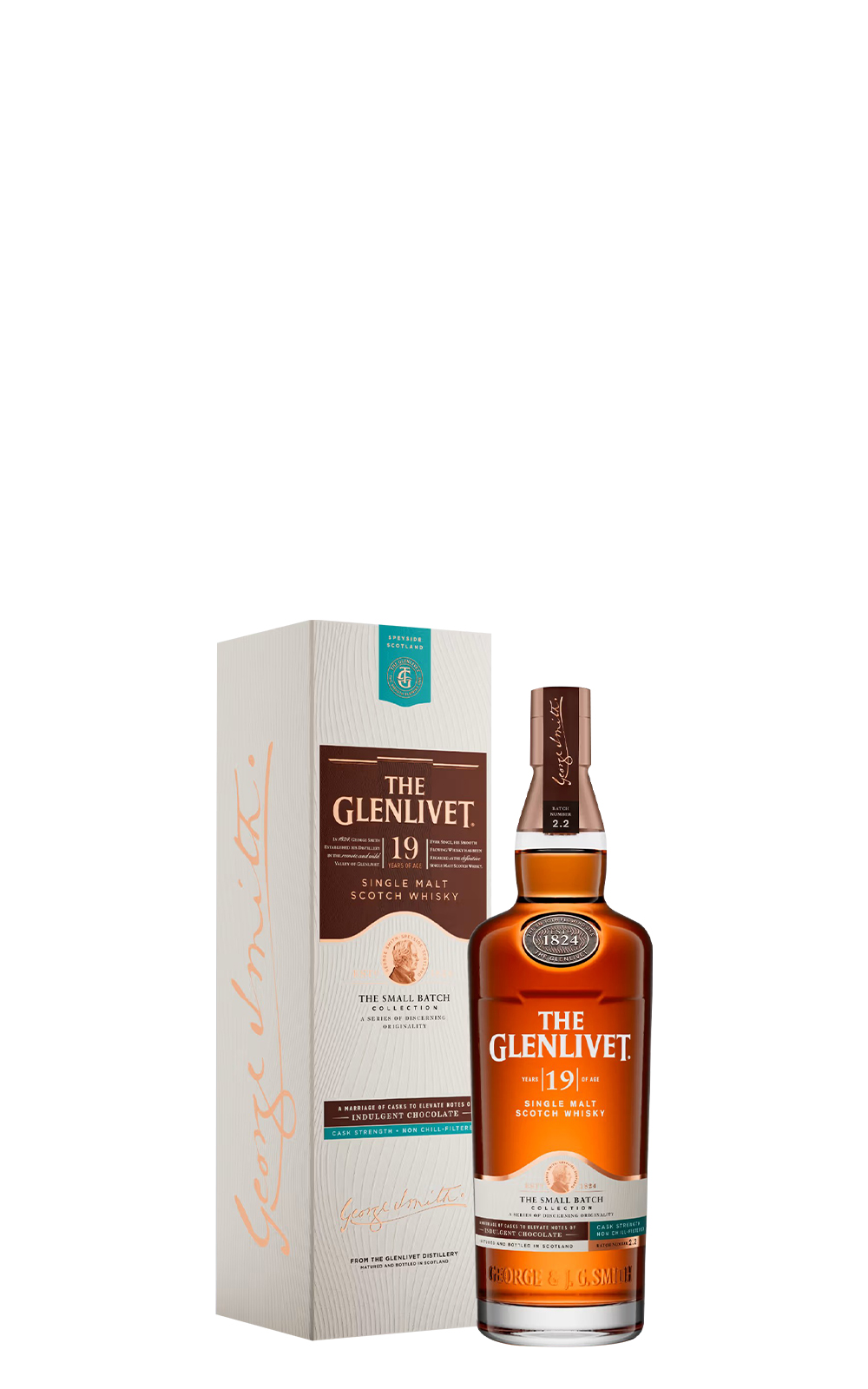 The Glenlivet The Small Batch Collection 19 Years of Age Single Malt Scotch Whisky Cask Strength 格蘭利威 小批次系列 19年單一麥芽蘇格蘭威士忌原酒