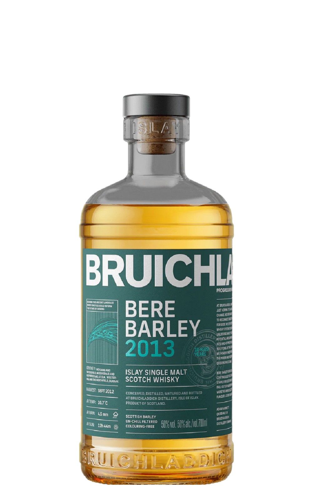Bruichladdich Distillery Bere Barley 2013 Islay Single Malt Scotch Whisky 布萊迪蒸餾廠 畢爾古代大麥 2013 艾雷島單一麥芽蘇格蘭威士忌
