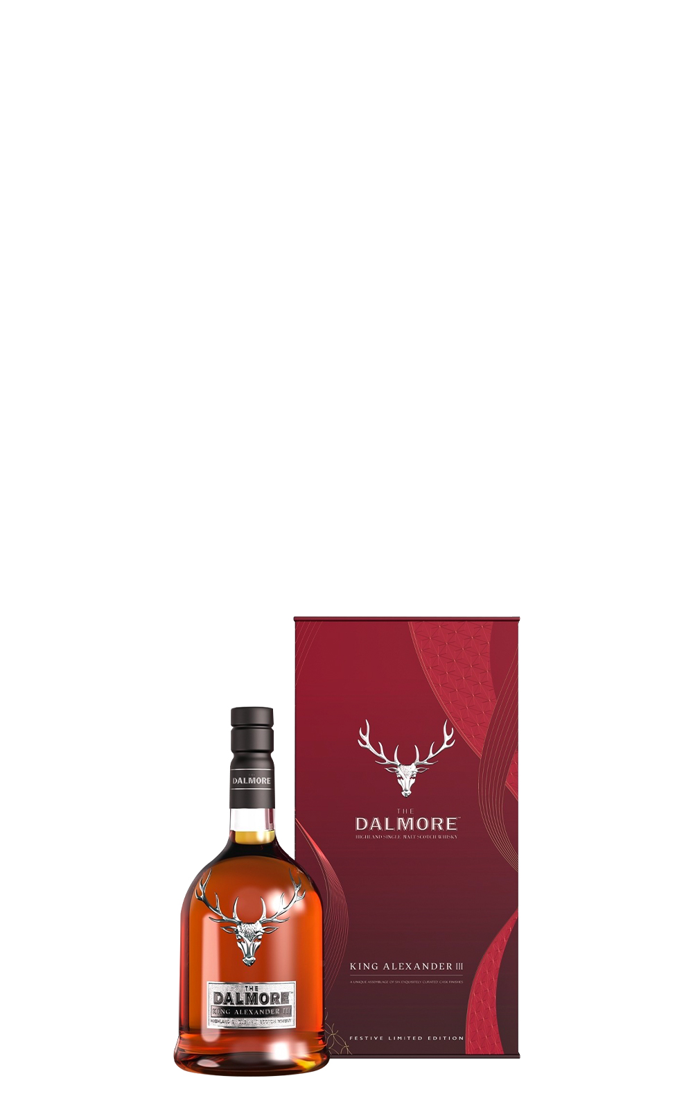 The Dalmore King Alexander III Highland Single Malt Scotch Whisky Festive 2025 Limited Edition 大摩蒸餾廠 亞歷山大三世 高地 單一麥芽蘇格蘭威士忌 2025限定包裝