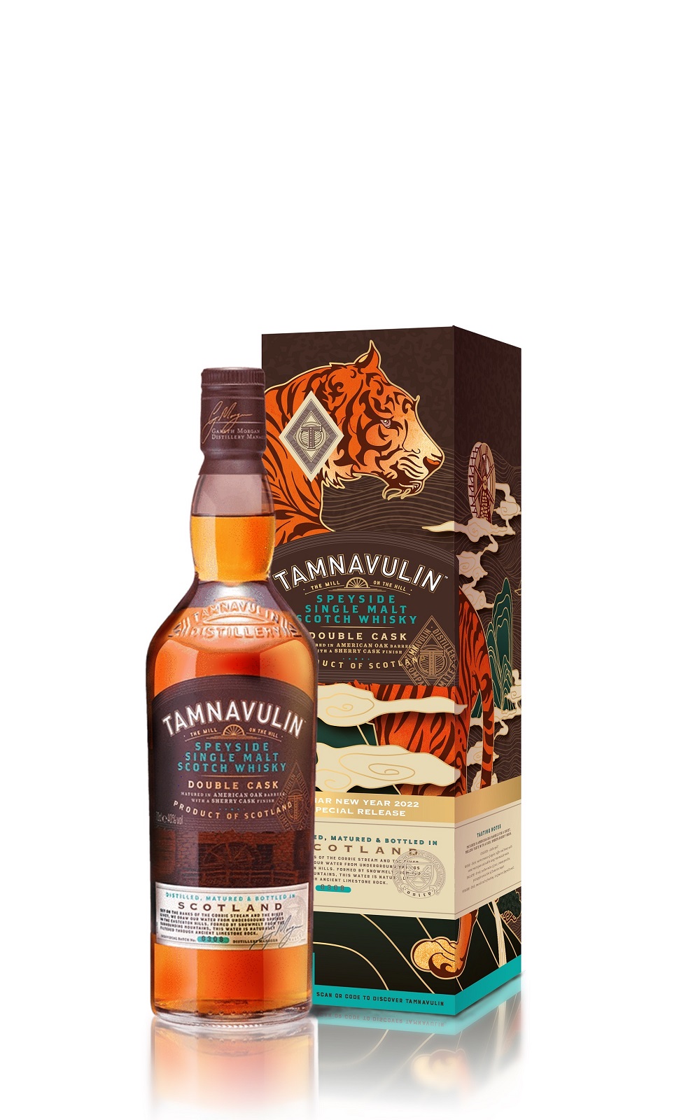 Tamnavulin Distillery Double Cask Speyside Single Malt Scotch Whisky 2022 New Year Gift Set 塔木嶺蒸餾廠 雙桶 單一麥芽蘇格蘭威士忌 2022新年禮盒