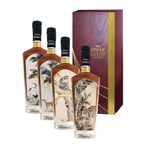 南投酒廠-Omar 15 Years PX Sherry Cask Single Malt Whisky Set (700ml*4)