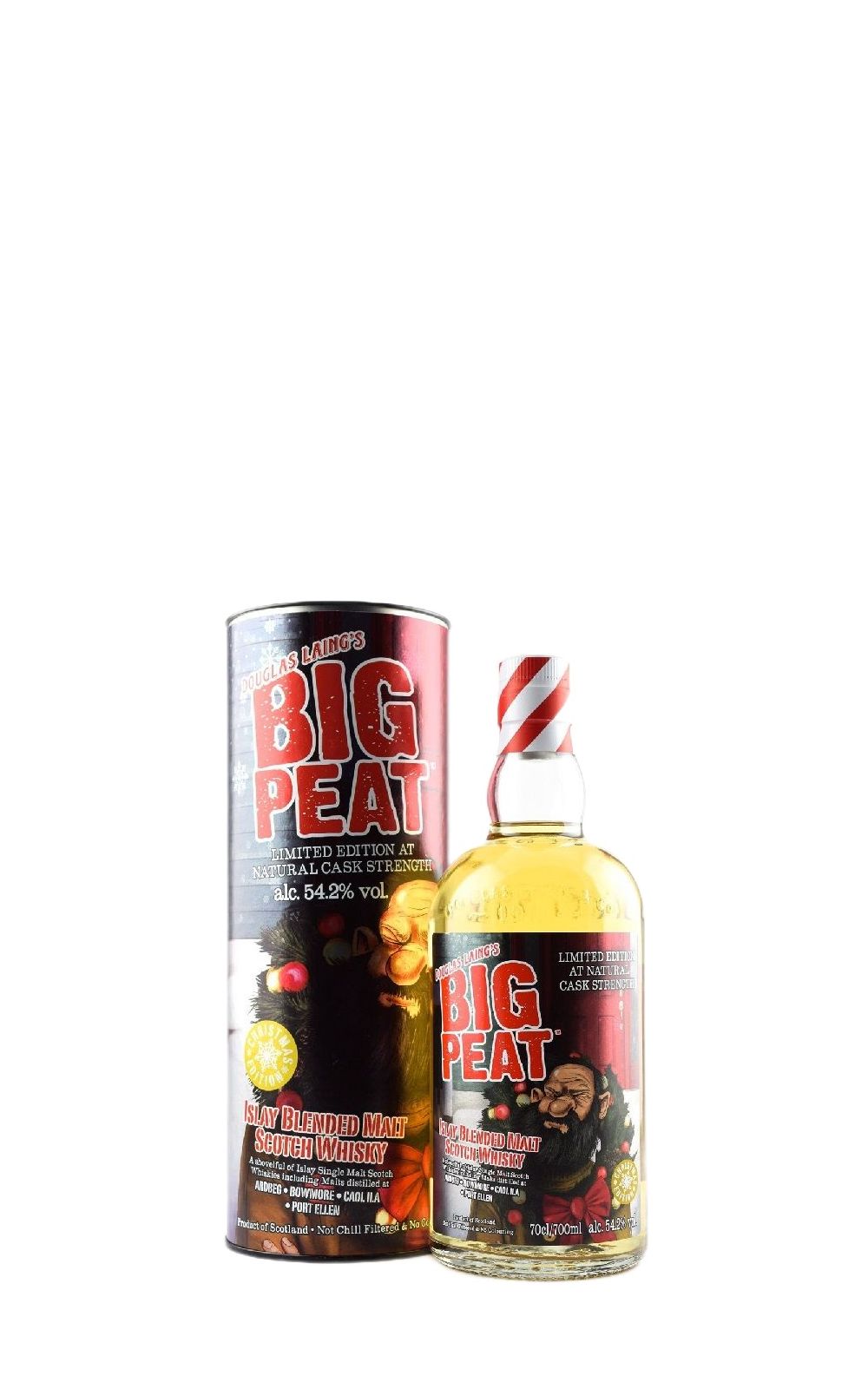 Douglas Laing Co Big Peat 2022 Christmas Limited Edition Cask Strength Islay Blended Malt Scotch Whisky 道格拉斯 蘭恩獨立裝瓶廠 泥煤哥系列 2022聖誕限量版 調和麥芽蘇格蘭威士忌原酒