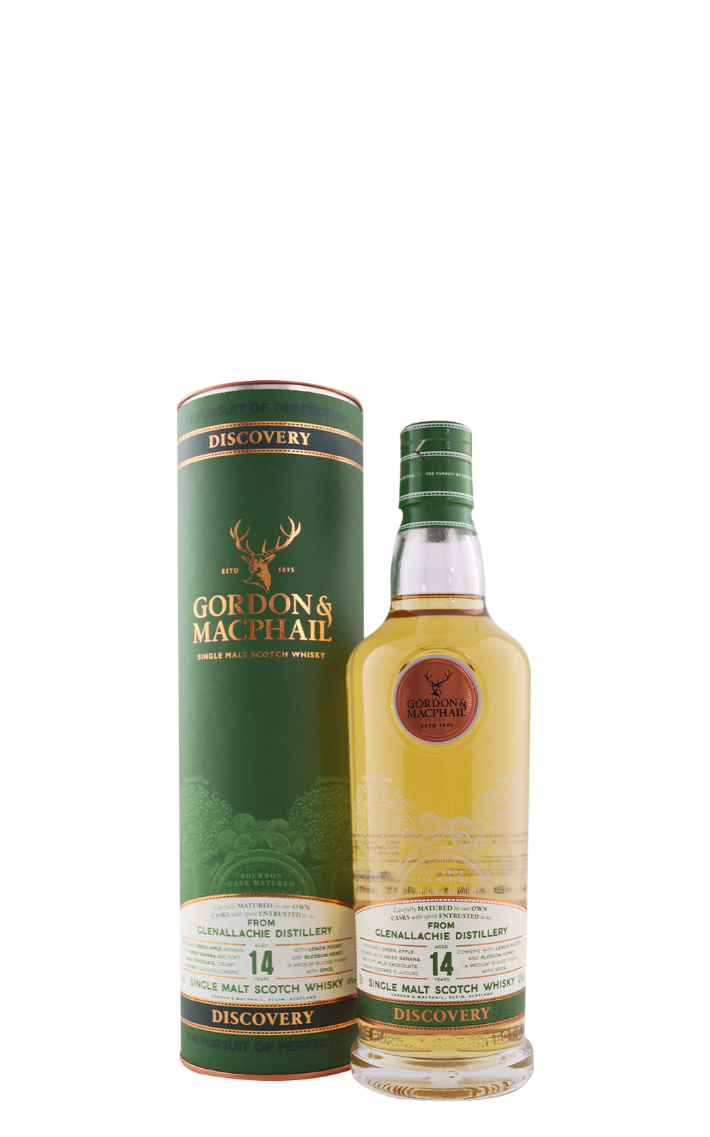 Gordon MacPhail Discovery Glenallachie Aged 14 Years Single Malt Scotch Whisky 高登麥克菲爾 探索系列 艾樂奇 14年單一麥芽蘇格蘭威士忌