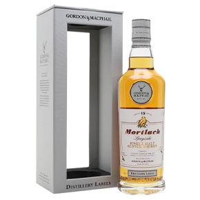 Gordon & MacPhail-Distillery Labels "Mortlach" 15 Years Old Speyside Single Malt Scotch Whisky