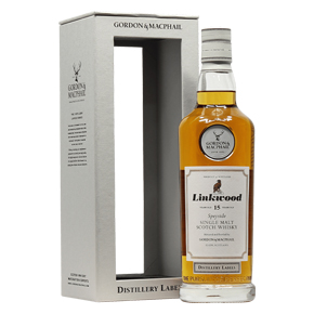 Gordon & MacPhail-Distillery Labels "Linkwood" 15 Years Old Speyside Single Malt Scotch Whisky