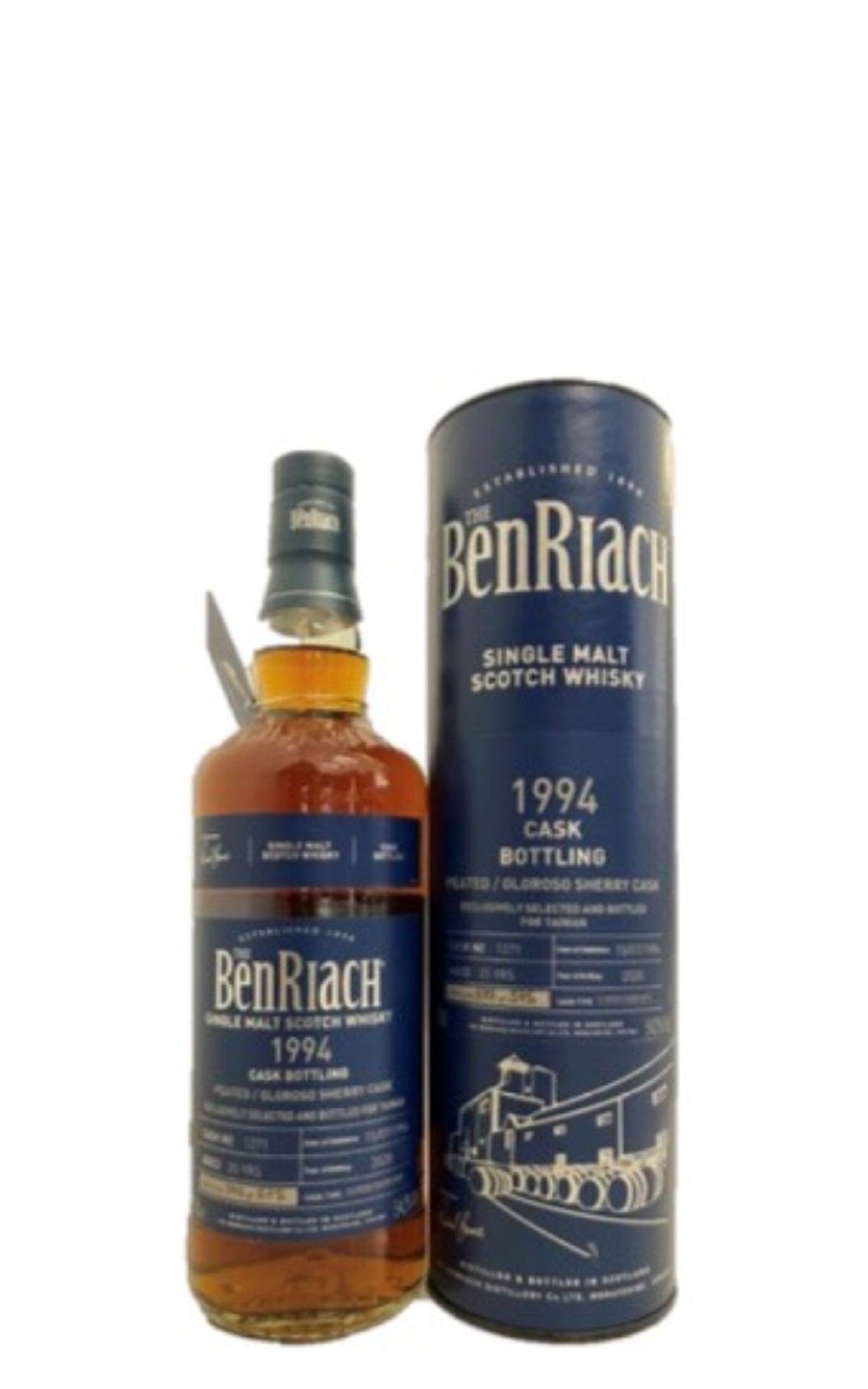 BenRiach Cask Bottling 1994 1271 Speyside Single Malt Scotch Whisky 班瑞克 單桶系列 1994 1271 25年單一麥芽蘇格蘭威士忌