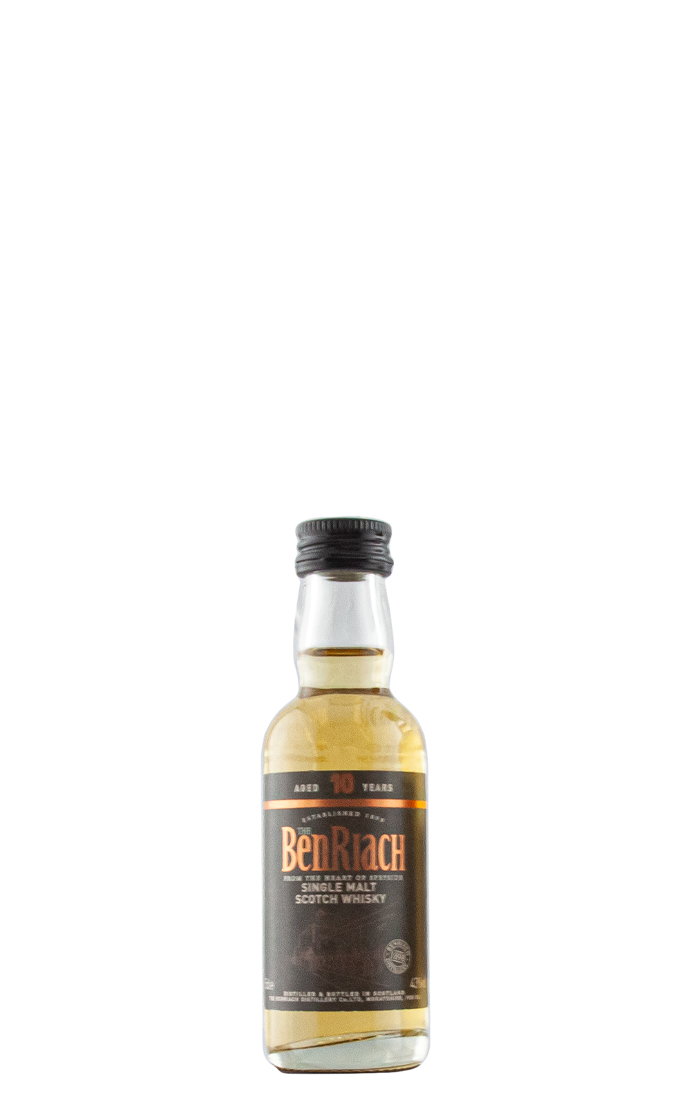 BenRiach 舊版Aged 10 Years Single Malt Scotch Whisky Miniature 班瑞克 舊版10年 單一麥芽蘇格蘭威士忌 迷你酒