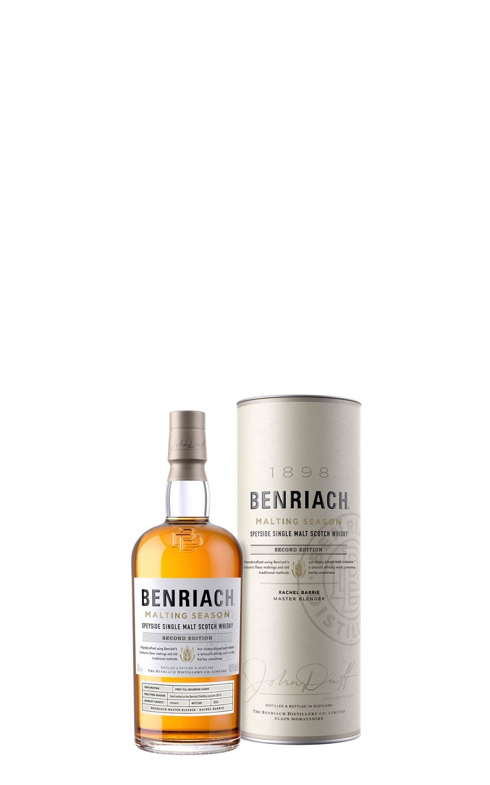 The BenRiach Malting Season 2022 Bottled Second Edition Speyside Single Malt Scotch Whisky 班瑞克蒸餾廠 發麥季節 第二版單一麥芽蘇格蘭威士忌